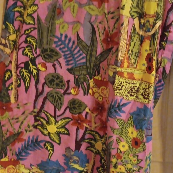 Groovy Gal Frida Khalo Pants. Arty, Colorful . Boho - Picture 4 of 7